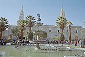 Arequipa, Plaza de Armas with the Cathedral